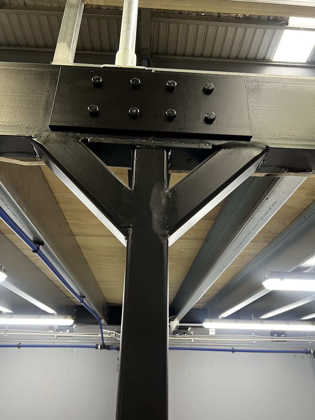 Existing mezzanines strengthened