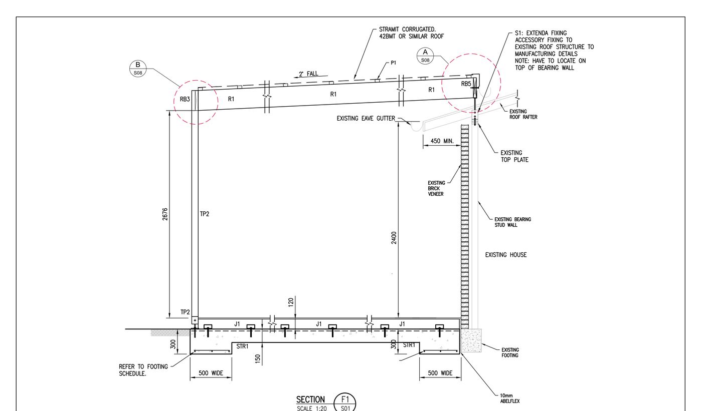 Deck and verandah