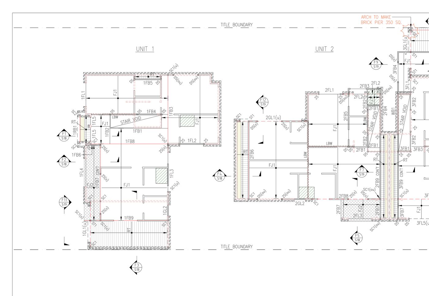 Three new townhouses